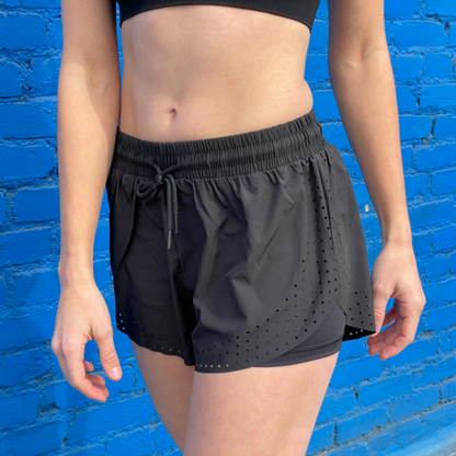 JupiterGear Arielle Athletic Shorts with Built-In Compression Liner