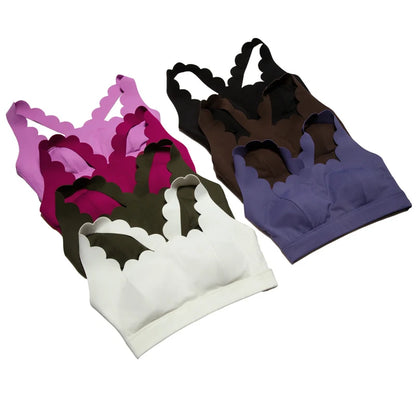 Women Solid Color Gym Suit Two Pieces Fitness Yoga Set Super Streth