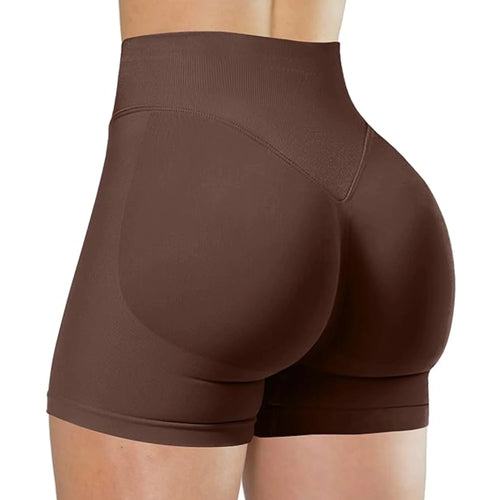 Summer High Waisted Yoga Shorts Fashionable and Sexy Running Fitness