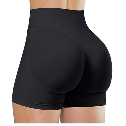 Summer High Waisted Yoga Shorts Fashionable and Sexy Running Fitness