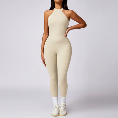 Romper Backless Set Workout Jumpsuit Fitness Bodysuit Siamese