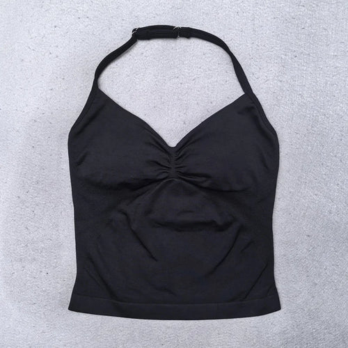 New Seamless Yoga Set Women Gym Clothing Scrunch Bum Legging Padded