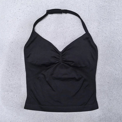 New Seamless Yoga Set Women Gym Clothing Scrunch Bum Legging Padded