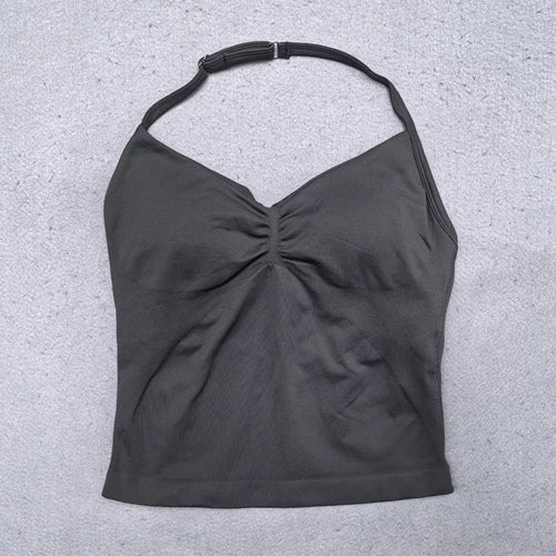 New Seamless Yoga Set Women Gym Clothing Scrunch Bum Legging Padded