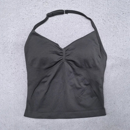 New Seamless Yoga Set Women Gym Clothing Scrunch Bum Legging Padded