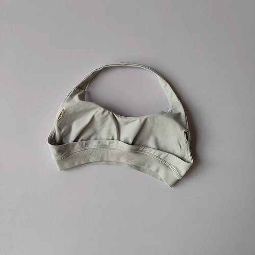 Sports Bra Women Shockproof Seamless Halter Top High Support Push-up