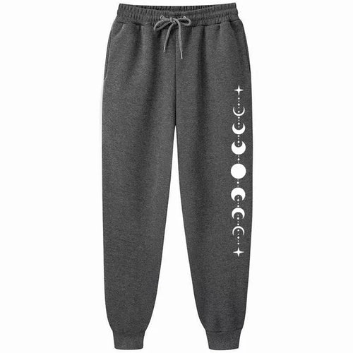 Women Casual Letter Printing Joggers Autumn Winter Drawstring Casual