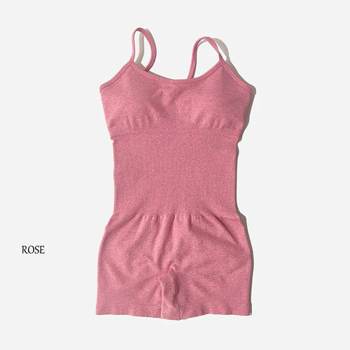 Yoga Set Women Fitness Rompers Sexy One Piece Strap Tummy Control