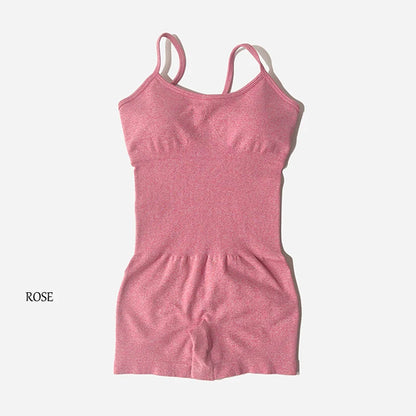 Yoga Set Women Fitness Rompers Sexy One Piece Strap Tummy Control