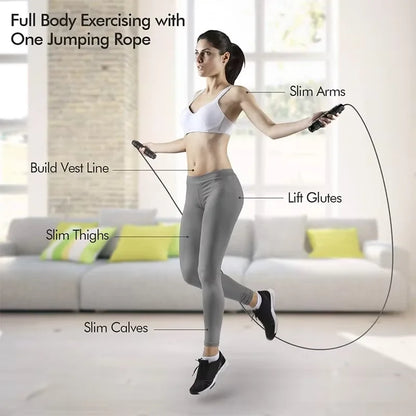 The New Jump Rope Steel Wire Skipping Exercise Adjustable Jumping