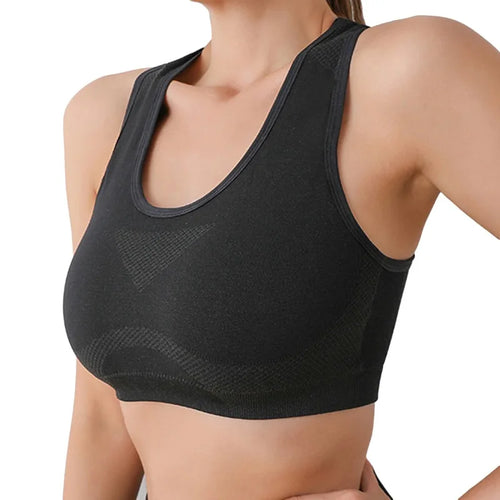 Women Sports Bras Yoga Top Vest High Shockproof Quick-drying Yoga Gym