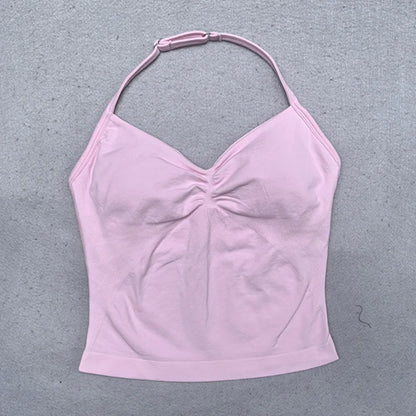 New Seamless Yoga Set Women Gym Clothing Scrunch Bum Legging Padded