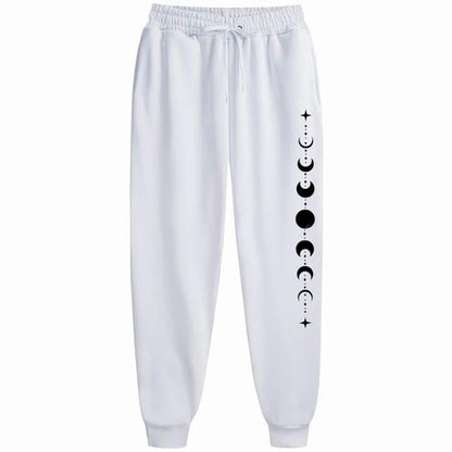 Women Casual Letter Printing Joggers Autumn Winter Drawstring Casual
