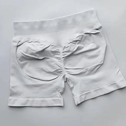 Gym Summer Women's Yoga Exercise Shorts Seamless High Waist Hip Tight