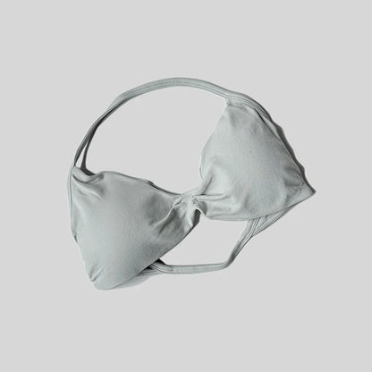 Women Halter Sports Bra Push Up Strappy Sexy Open Back Gym Crop Top