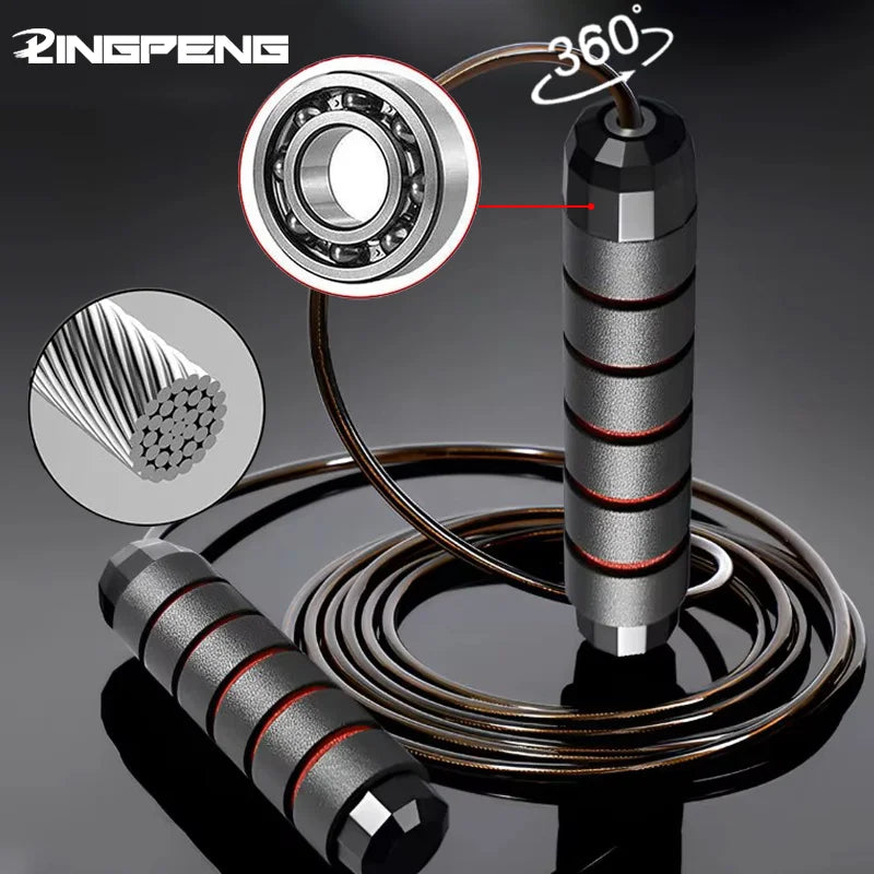 The New Jump Rope Steel Wire Skipping Exercise Adjustable Jumping