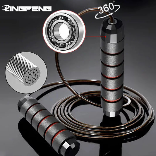 The New Jump Rope Steel Wire Skipping Exercise Adjustable Jumping