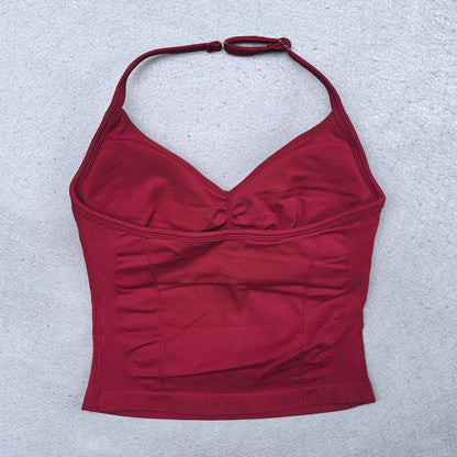 New Seamless Yoga Set Women Gym Clothing Scrunch Bum Legging Padded