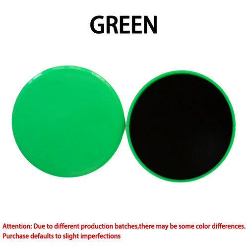 2pcs Solid Color Yoga Sliding Discs, Yoga Fitness Foot Sliding Pads,