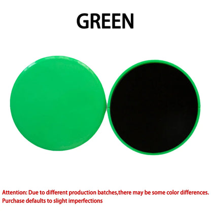 2pcs Solid Color Yoga Sliding Discs, Yoga Fitness Foot Sliding Pads,