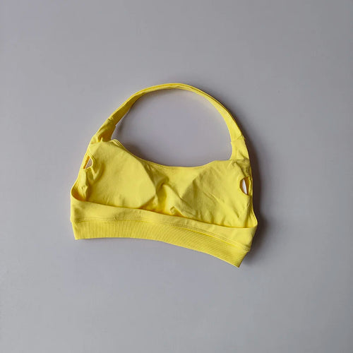 Sports Bra Women Shockproof Seamless Halter Top High Support Push-up