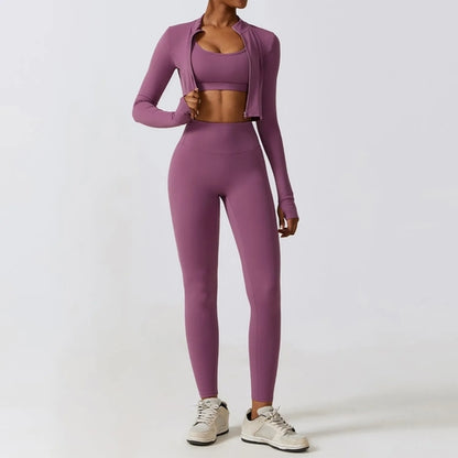 Sportswear Yoga Set Women's Workout Clothes Athletic Wear Sports Gym
