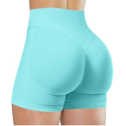 Summer High Waisted Yoga Shorts Fashionable and Sexy Running Fitness