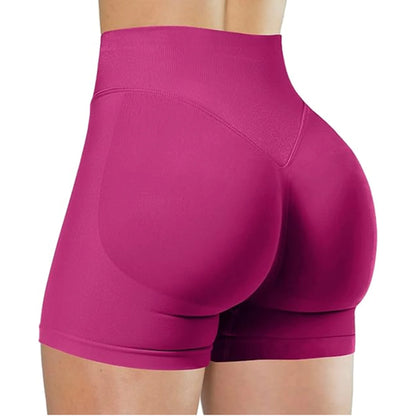 Summer High Waisted Yoga Shorts Fashionable and Sexy Running Fitness