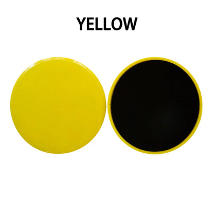 2pcs Solid Color Yoga Sliding Discs, Yoga Fitness Foot Sliding Pads,