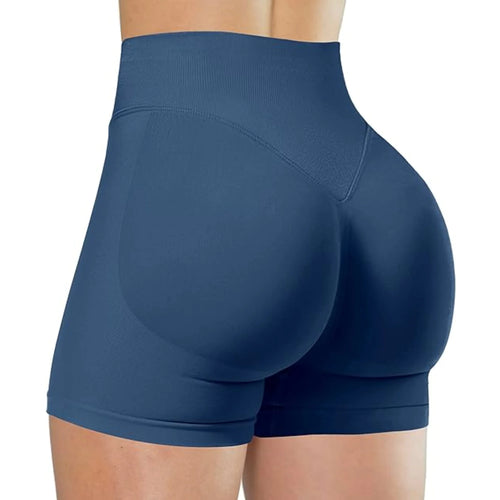 Summer High Waisted Yoga Shorts Fashionable and Sexy Running Fitness