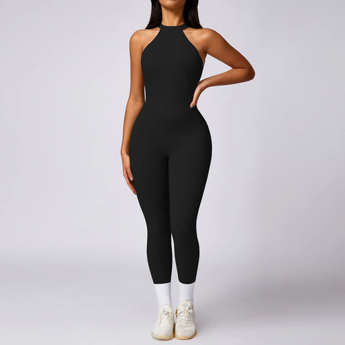 Romper Backless Set Workout Jumpsuit Fitness Bodysuit Siamese