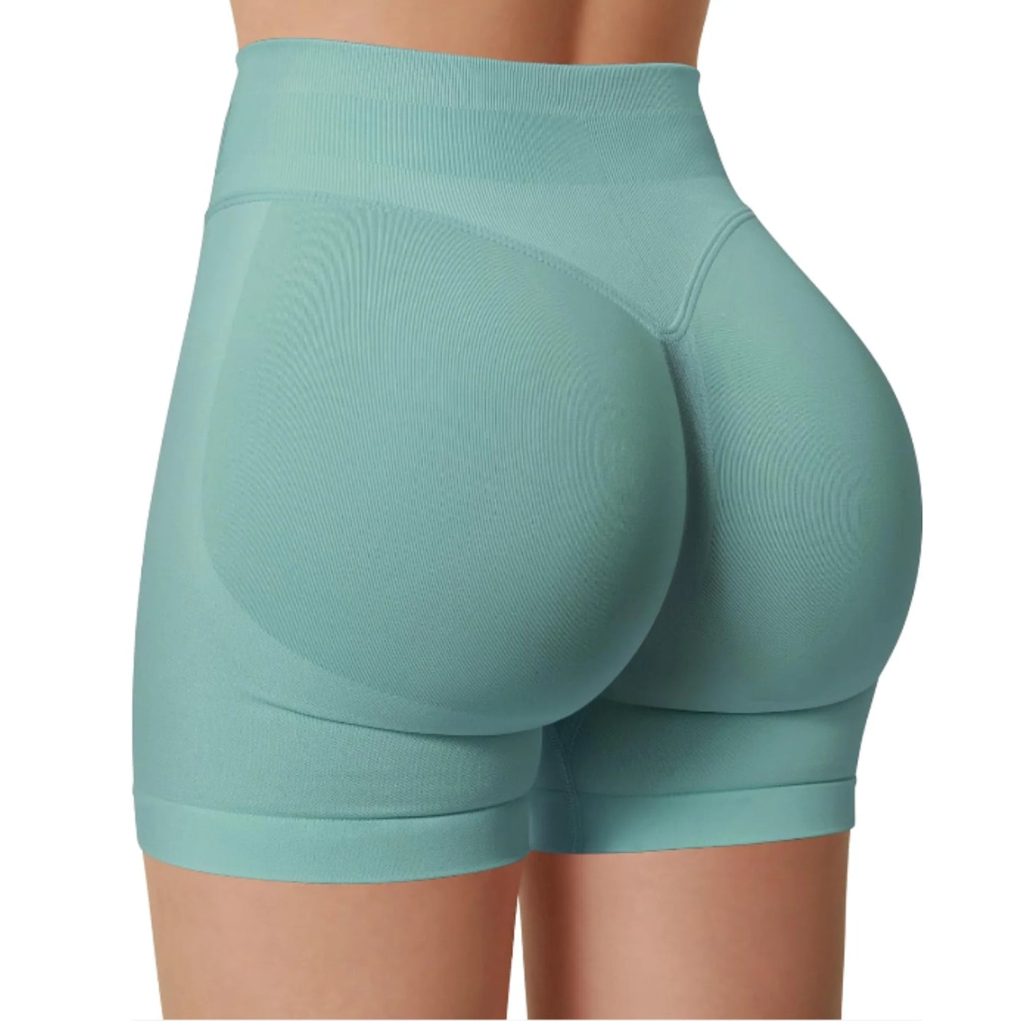 Summer High Waisted Yoga Shorts Fashionable and Sexy Running Fitness