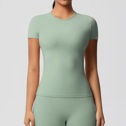 Workout Dry Fit Breathable High Elastic Sports Top Gym Fitness Wear