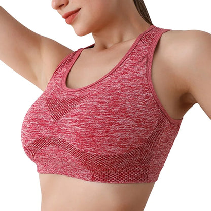 Women Sports Bras Yoga Top Vest High Shockproof Quick-drying Yoga Gym