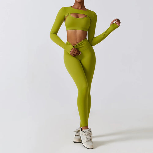 Women's Sportswear Yoga Set Workout Clothes Athletic Wear Sports Gym