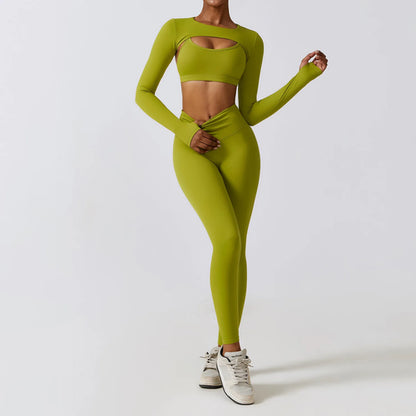 Women's Sportswear Yoga Set Workout Clothes Athletic Wear Sports Gym