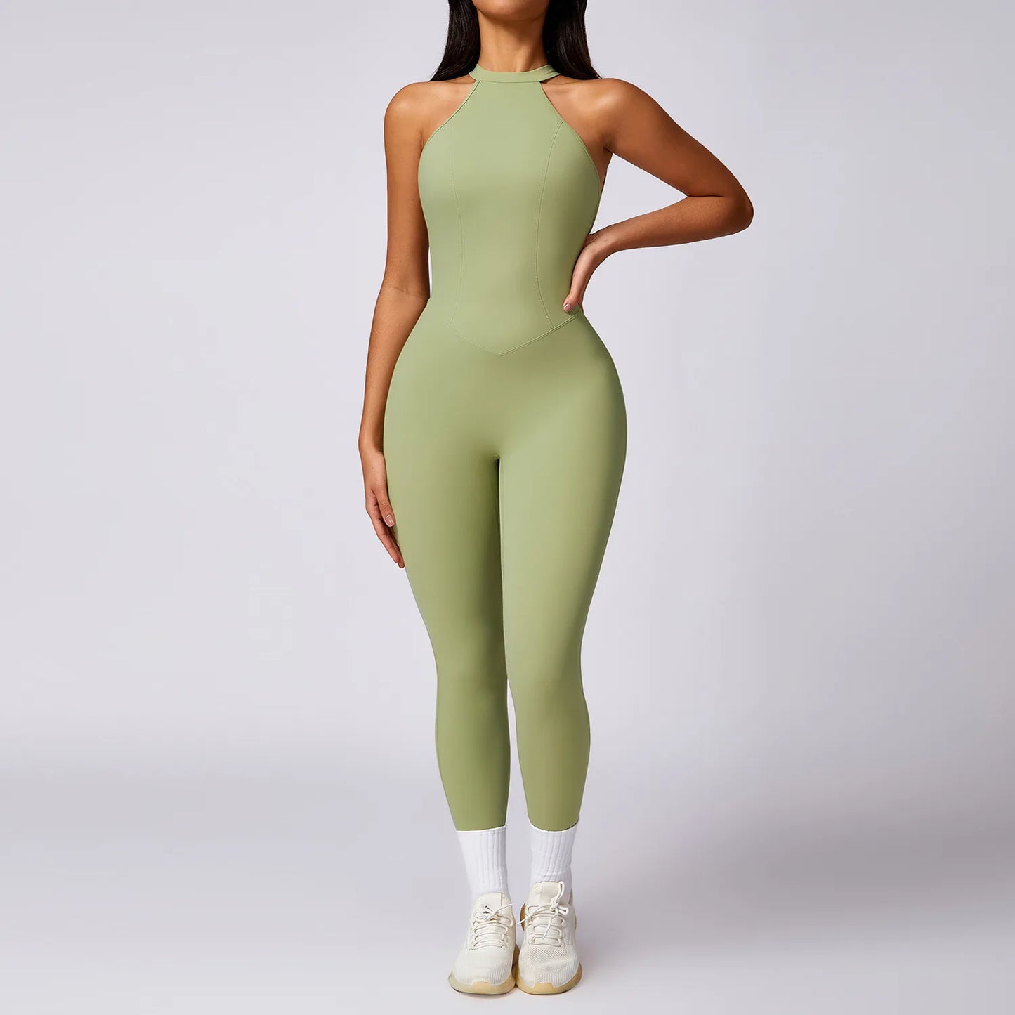 Romper Backless Set Workout Jumpsuit Fitness Bodysuit Siamese