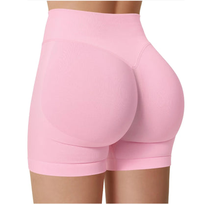 Summer High Waisted Yoga Shorts Fashionable and Sexy Running Fitness
