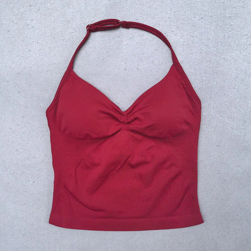 New Seamless Yoga Set Women Gym Clothing Scrunch Bum Legging Padded