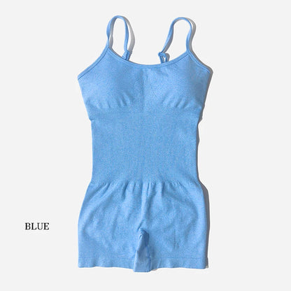 Yoga Set Women Fitness Rompers Sexy One Piece Strap Tummy Control