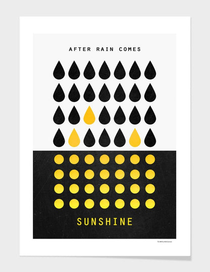 After Rain Comes Sunshine legging