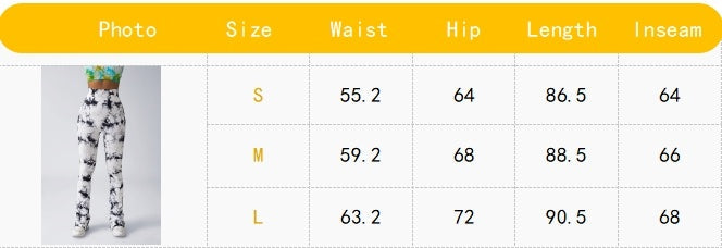 High-Waist Tummy Control Flare Yoga Pants For Women, Tie-Dye Stretch