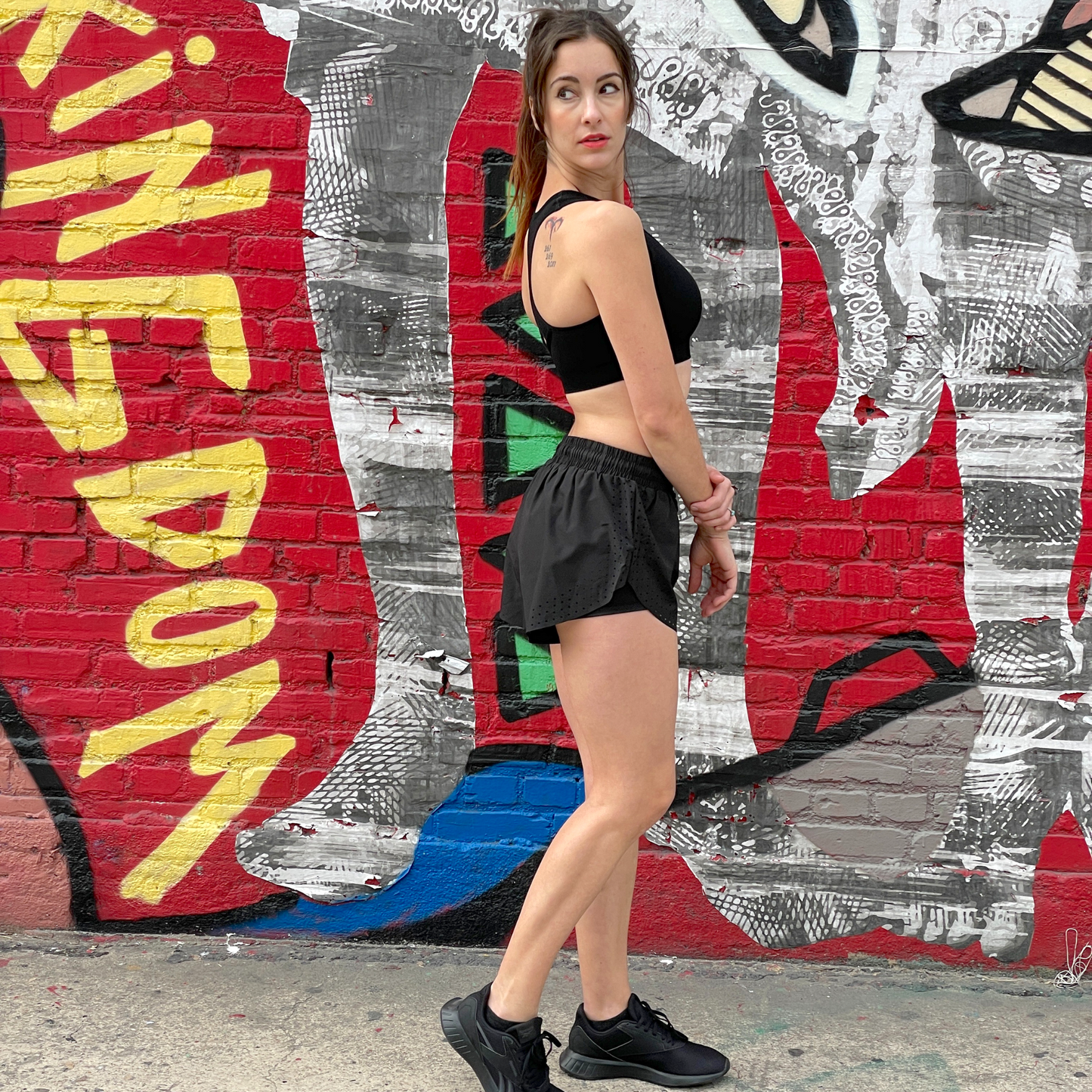 JupiterGear Arielle Athletic Shorts with Built-In Compression Liner